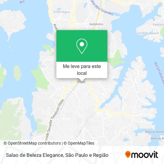Salao de Beleza Elegance mapa