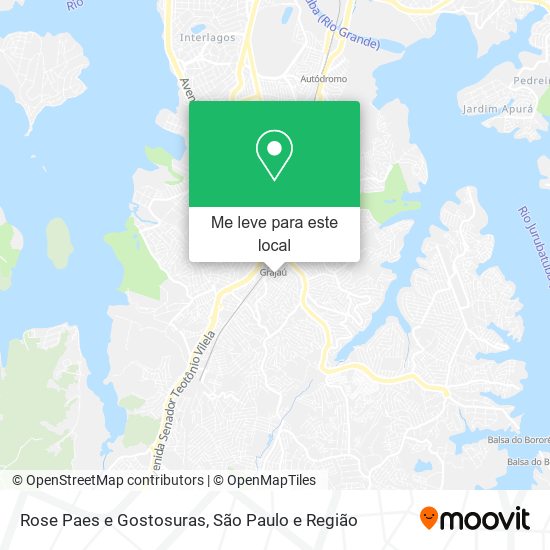 Rose Paes e Gostosuras mapa