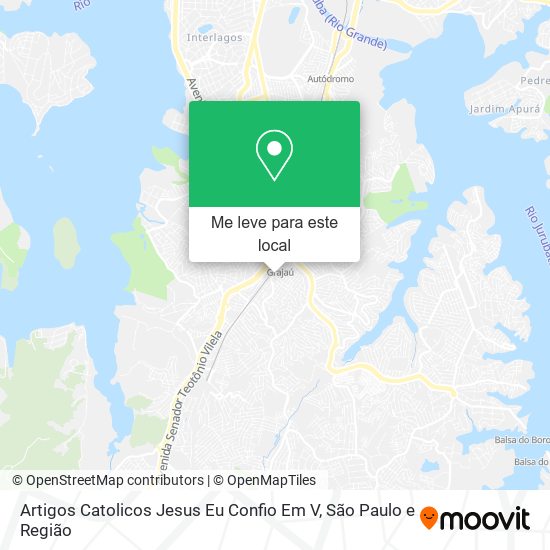 Artigos Catolicos Jesus Eu Confio Em V mapa