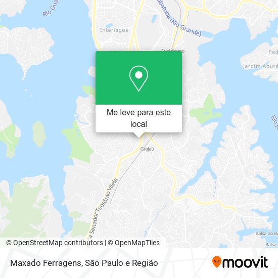 Maxado Ferragens mapa