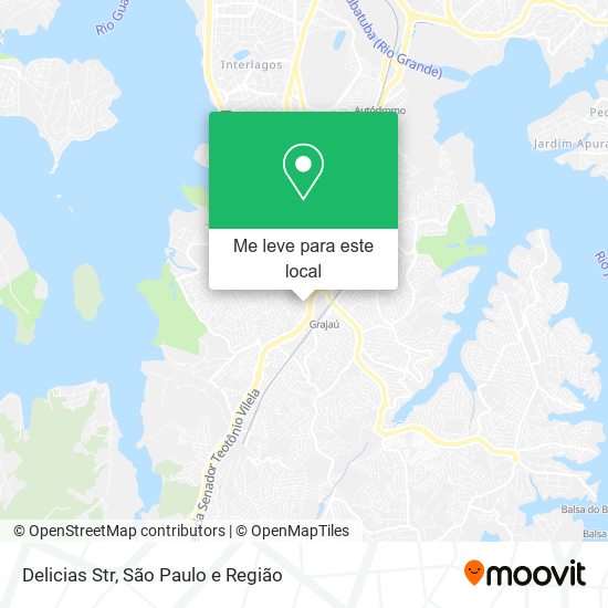 Delicias Str mapa