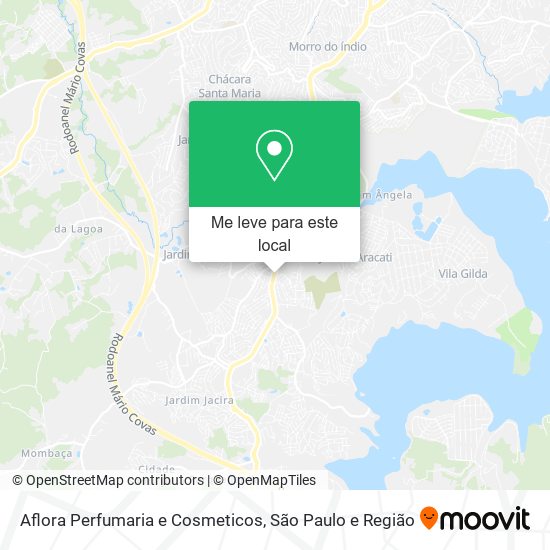 Aflora Perfumaria e Cosmeticos mapa