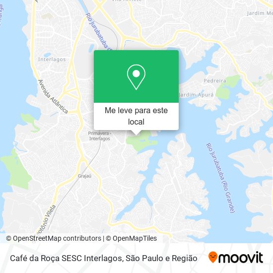 Café da Roça SESC Interlagos mapa