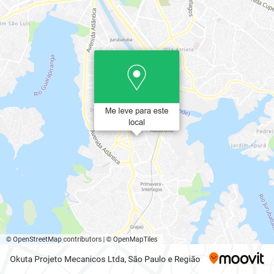 Okuta Projeto Mecanicos Ltda mapa