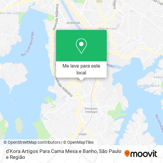 d'Kora Artigos Para Cama Mesa e Banho mapa