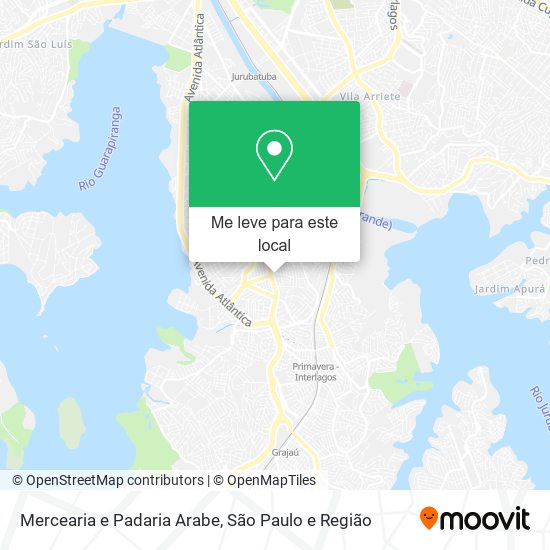 Mercearia e Padaria Arabe mapa