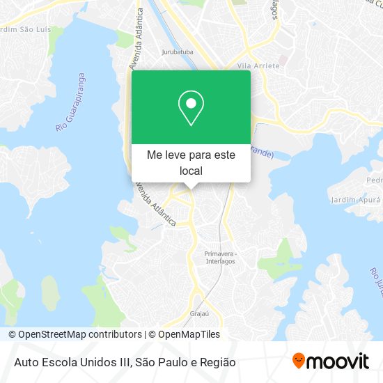 Auto Escola Unidos III mapa