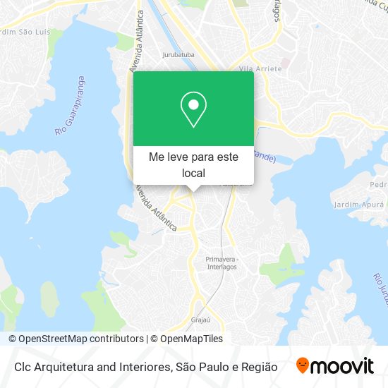 Clc Arquitetura and Interiores mapa