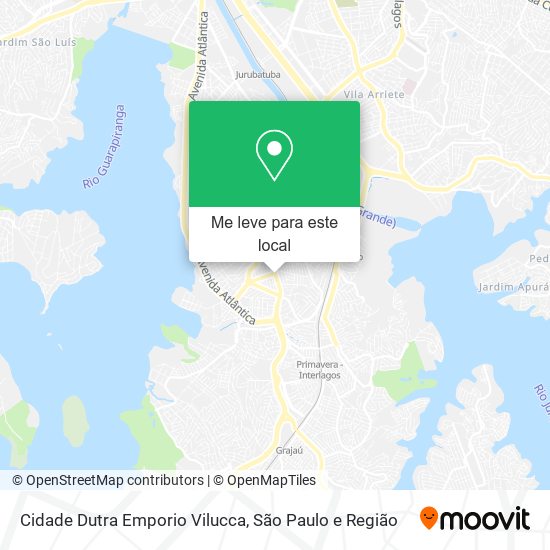 Cidade Dutra Emporio Vilucca mapa