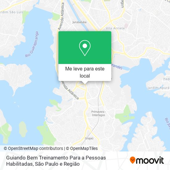 Guiando Bem Treinamento Para a Pessoas Habilitadas mapa