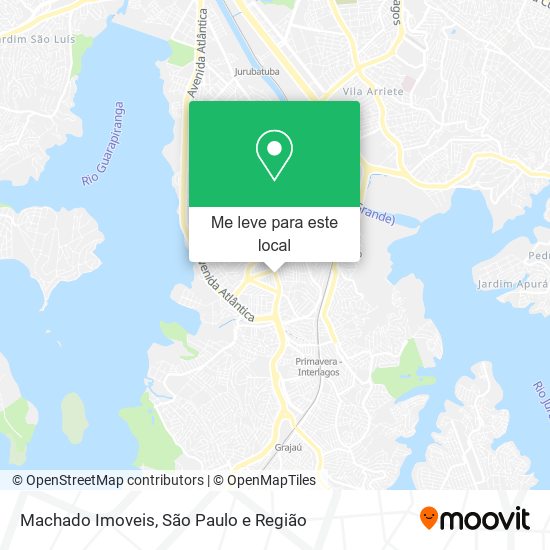 Machado Imoveis mapa