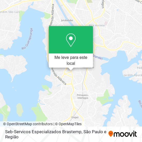 Seb-Servicos Especializados Brastemp mapa