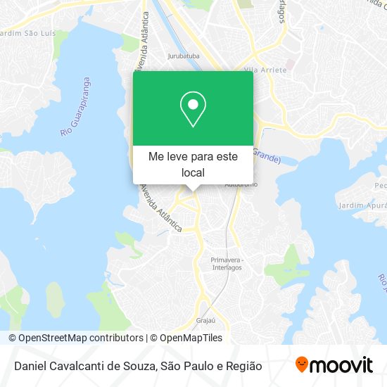 Daniel Cavalcanti de Souza mapa