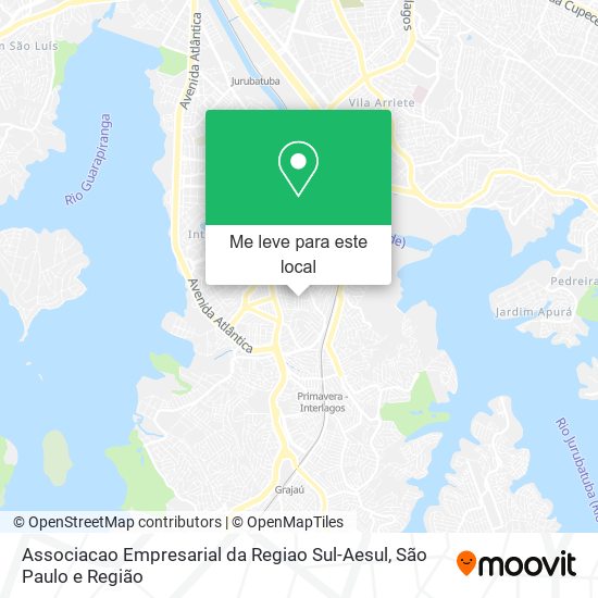 Associacao Empresarial da Regiao Sul-Aesul mapa