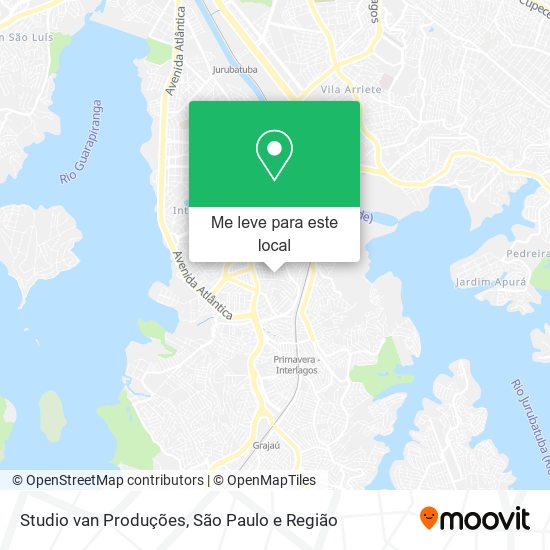 Studio van Produções mapa