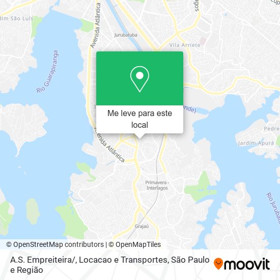 A.S. Empreiteira / , Locacao e Transportes mapa