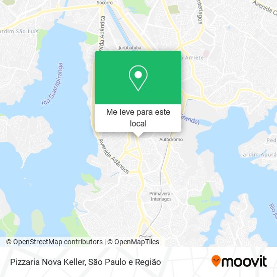 Pizzaria Nova Keller mapa