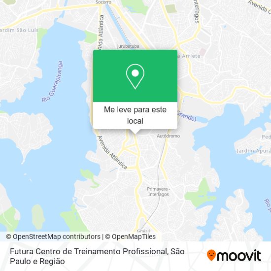Futura Centro de Treinamento Profissional mapa