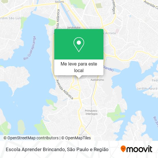 Escola Aprender Brincando mapa