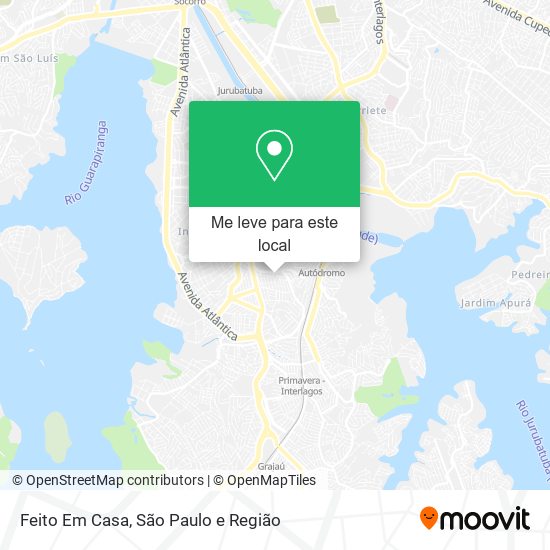 Feito Em Casa mapa