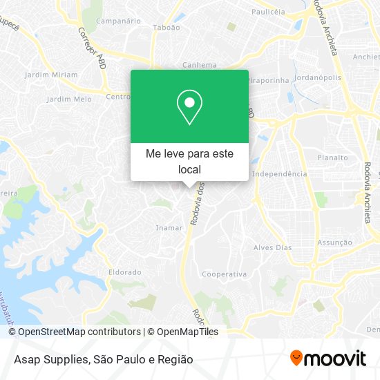 Asap Supplies mapa