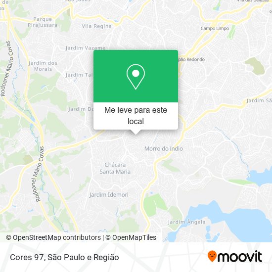 Cores 97 mapa
