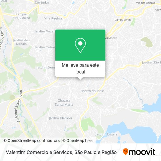Valentim Comercio e Servicos mapa