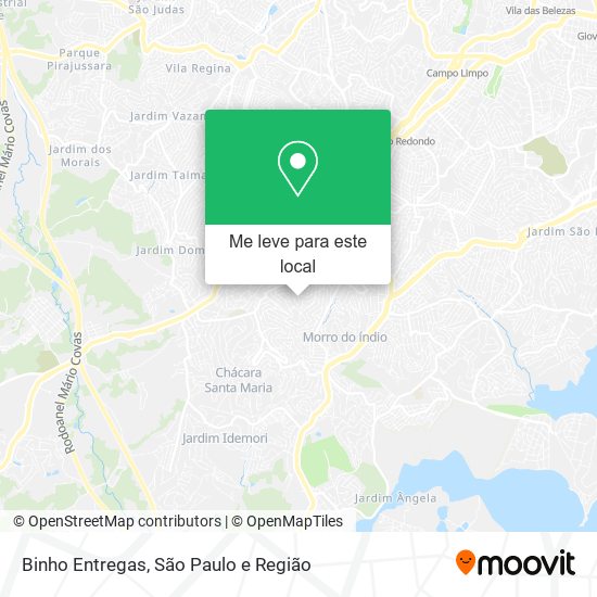 Binho Entregas mapa