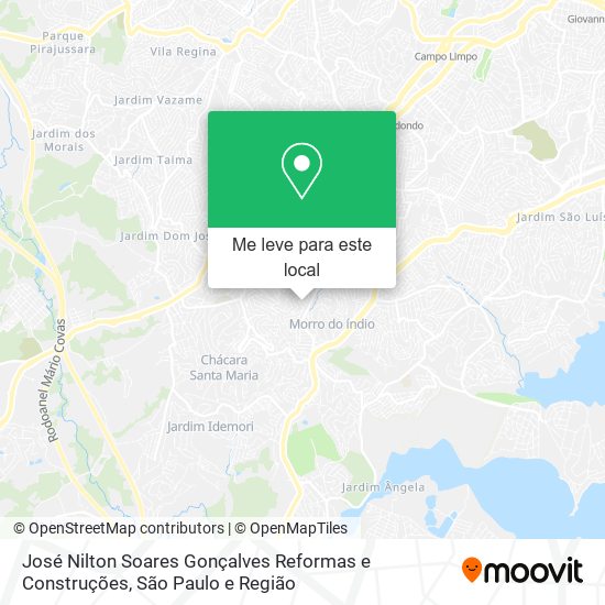 José Nilton Soares Gonçalves Reformas e Construções mapa