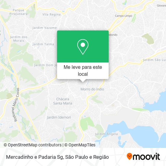 Mercadinho e Padaria Sg mapa