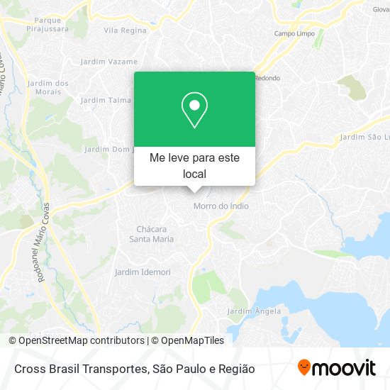 Cross Brasil Transportes mapa