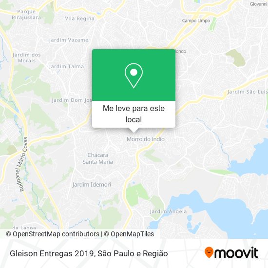 Gleison Entregas 2019 mapa