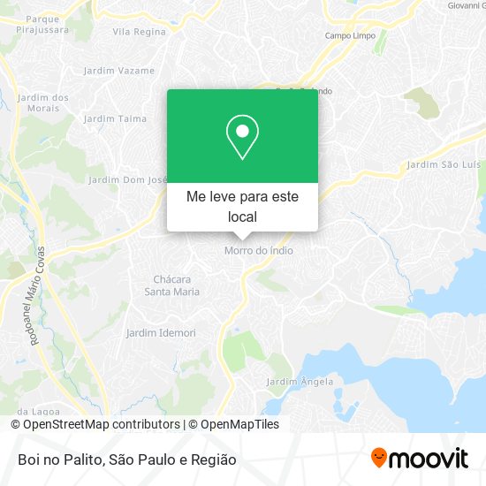 Boi no Palito mapa