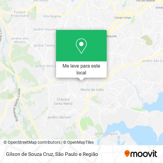 Gilson de Souza Cruz mapa