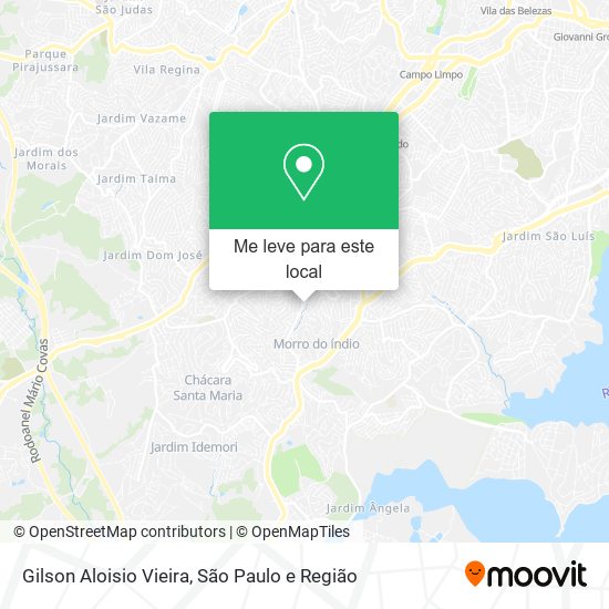 Gilson Aloisio Vieira mapa