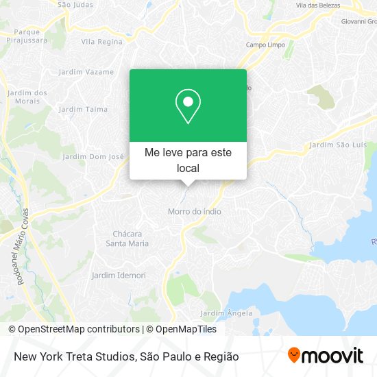 New York Treta Studios mapa