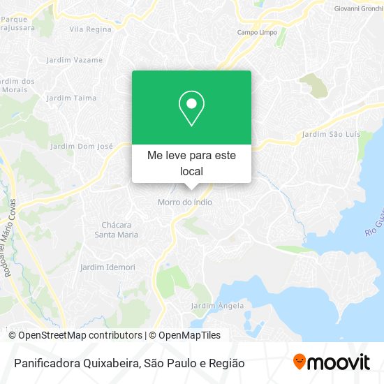 Panificadora Quixabeira mapa