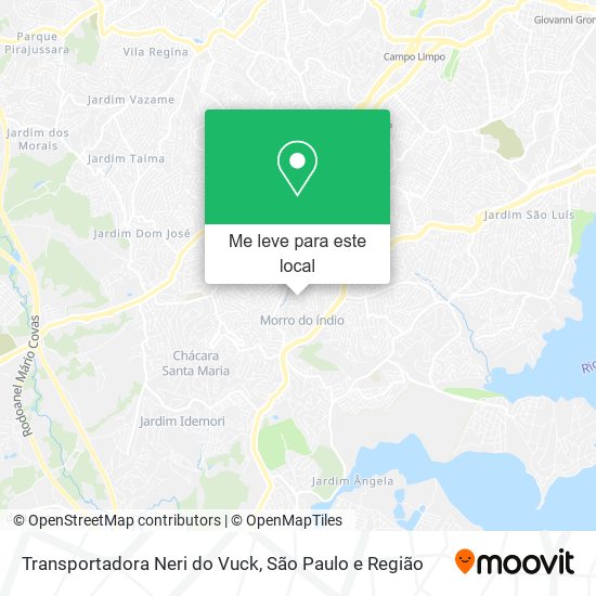 Transportadora Neri do Vuck mapa