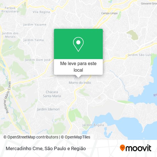Mercadinho Cme mapa