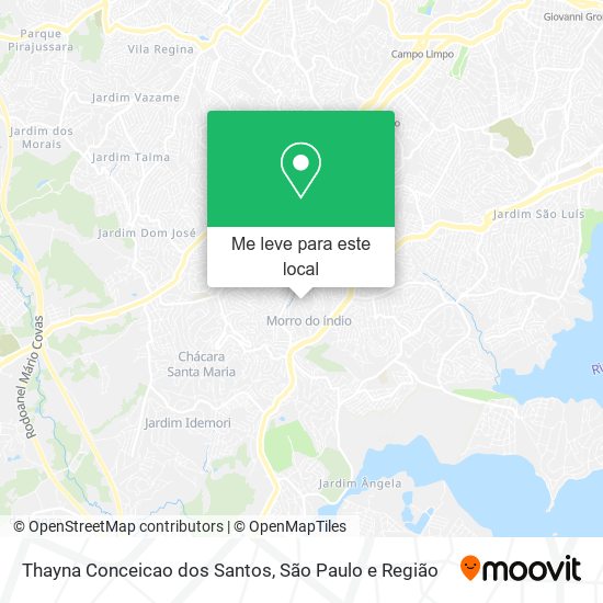 Thayna Conceicao dos Santos mapa