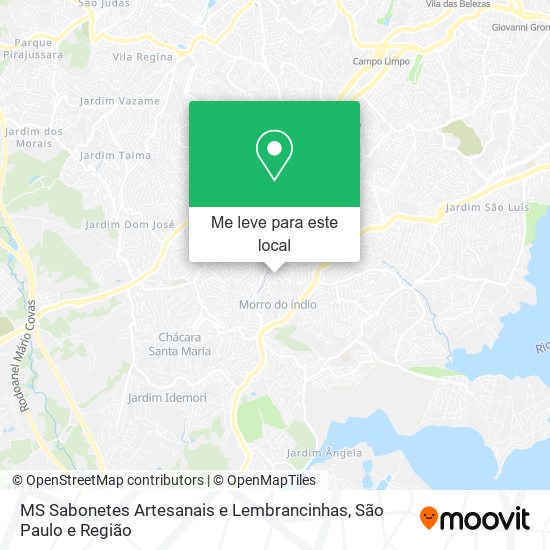 MS Sabonetes Artesanais e Lembrancinhas mapa