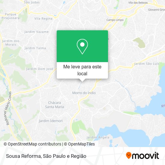 Sousa Reforma mapa