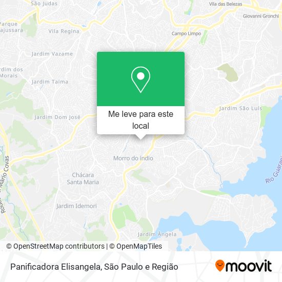 Panificadora Elisangela mapa