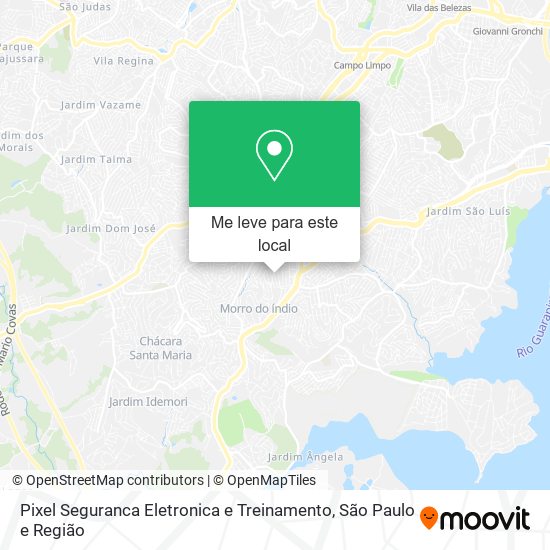Pixel Seguranca Eletronica e Treinamento mapa