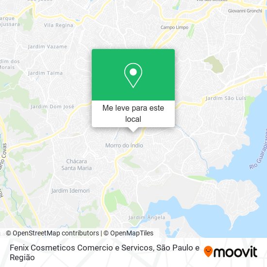 Fenix Cosmeticos Comercio e Servicos mapa