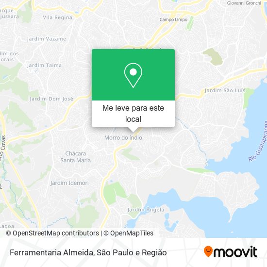 Ferramentaria Almeida mapa