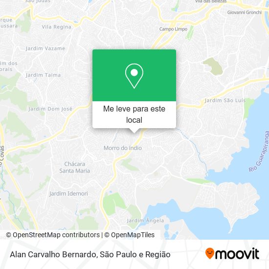 Alan Carvalho Bernardo mapa