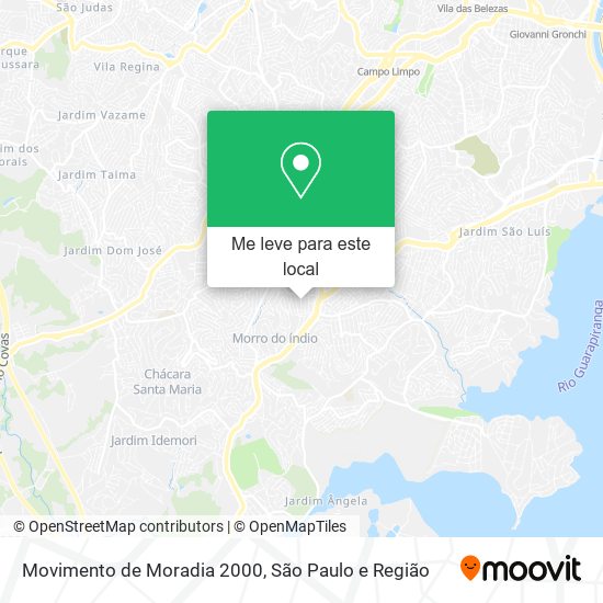 Movimento de Moradia 2000 mapa