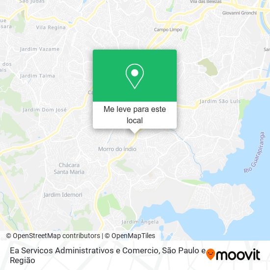 Ea Servicos Administrativos e Comercio mapa