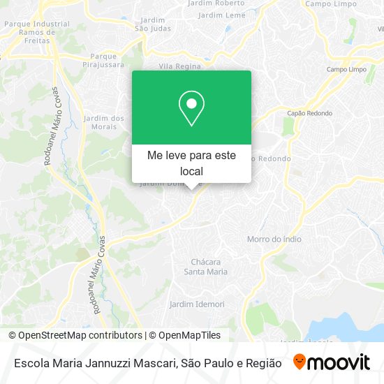 Escola Maria Jannuzzi Mascari mapa